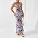 plus Size Elegant Backless Strapless Dress Summer New European American Style Ankle-Length Casual Women's Sleeveless Gown_ecoleips.com