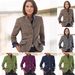 Women's Casual Style Wool Coat Multi Button Color Block Design Spring New Arrival Outerwear_ecoleips.com
