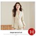 Sophisticated Pink Three Piece Suit Vest Set for Women Flattering Fair Skin Business Host/Beauty Industry Work Uniform Spring/Autumn Summer_ecoleips.com