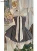 Summer New Vintage Elegant Woman Dress Strapless Bow Patchwork High Waist Puffy Mini Dress Female French Chic Sexy Outfits 2025_ecoleips.com