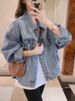 K New Casual Short Denim Jacket For Women With A Niche Design Sense_ecoleips.com