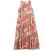 Real Shot Of The 2024 Summer New Bohemian Artistic Loose Sleeveless Round-neck Printed Mid-length Dress For Women_ecoleips.com