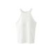Hot-Selling Halter Neck Camisole Women, Breathable Base Layer With Chest Pads, Integrated Bra, Sleeveless_ecoleips.com