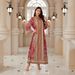 Women's Bohemian Style Printed Robe Turkish Dress BX01 Cross Border in Stock Muslim Fashion Clothing_ecoleips.com