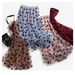Ew A-line large swing skirt, flocked love polka dot half skirt, spring and autumn women's mid length slimming gauze skirt, summer mesh skirt_ecoleips.com