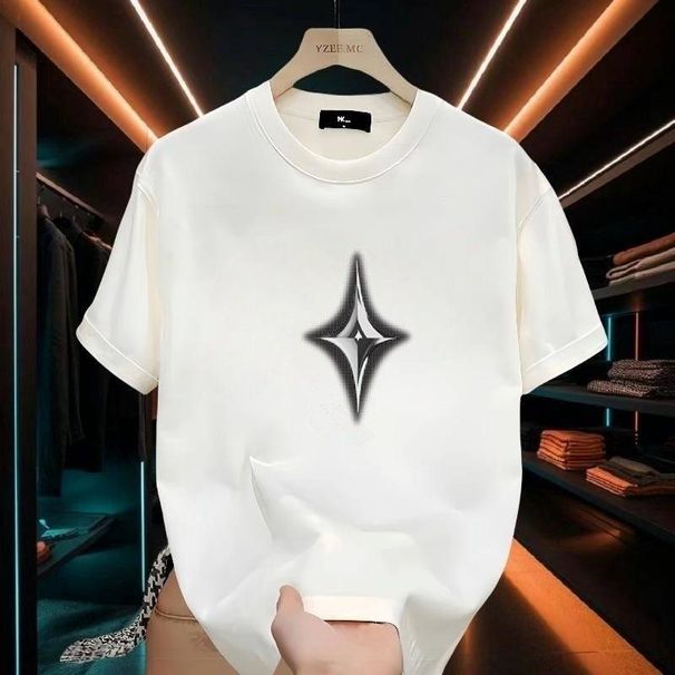 2025 summer loose men and women pullover 100% cotton short sleeve T-shirt_ecoleips.com