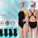 Women’s Clothing Professional Training Competition Racing Single Layer No Chest Pad One Piece Triangle Female Adult Children's Swimsuit_ecoleips.com
