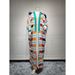 Women's Clothing Women's Middle Eastern Fashion Striped Bat Sleeve Muslim Tank Coat Two Piece Abaya Dress Modest Abaya Dress_ecoleips.com