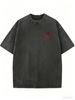 Women's Washed Crew Neck T-Shirt, Comfortable Streetwear Fashion Essential_ecoleips.com