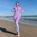 Muslim Swimsuit Source 2025 Beach Skirt Long Sleeve Sunscreen Ladies Seaside Long Skirt Two-piece Suit_ecoleips.com