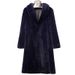 Luxury Velvet Mink Coat Women's Full-Length Faux Fur Coat Slim Fit Winter Warm Outerwear_ecoleips.com