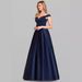 2023 Spring/Summer Cross-Border Bestseller Women's V-Neck Solid Color Long Vintage Dress Bohemian Elegant_ecoleips.com