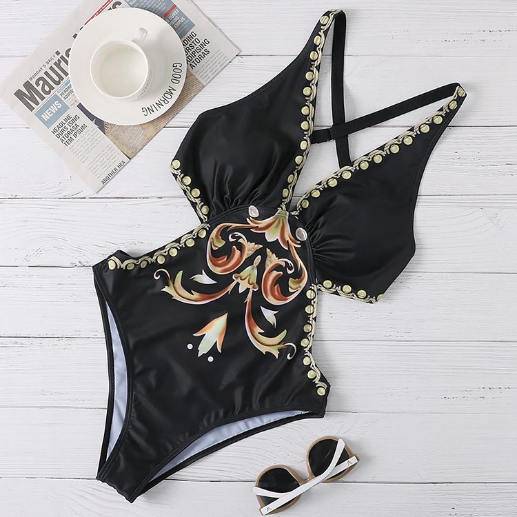 Women's Clothing The Fashion-Forward Printed Bikini Swimsuit Push Up Slim Fit One Piece Enjoy The Freedom Of Movement_ecoleips.com