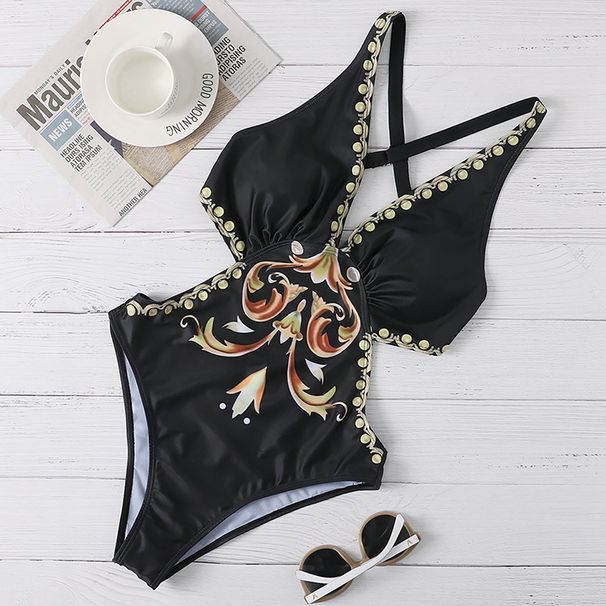 Women's Clothing The Fashion-Forward Printed Bikini Swimsuit Push Up Slim Fit One Piece Enjoy The Freedom Of Movement_ecoleips.com