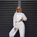 Street Women's Fashion Long Sleeve Line Sweater Pants Sports Suit Casual Two-piece Women's_ecoleips.com