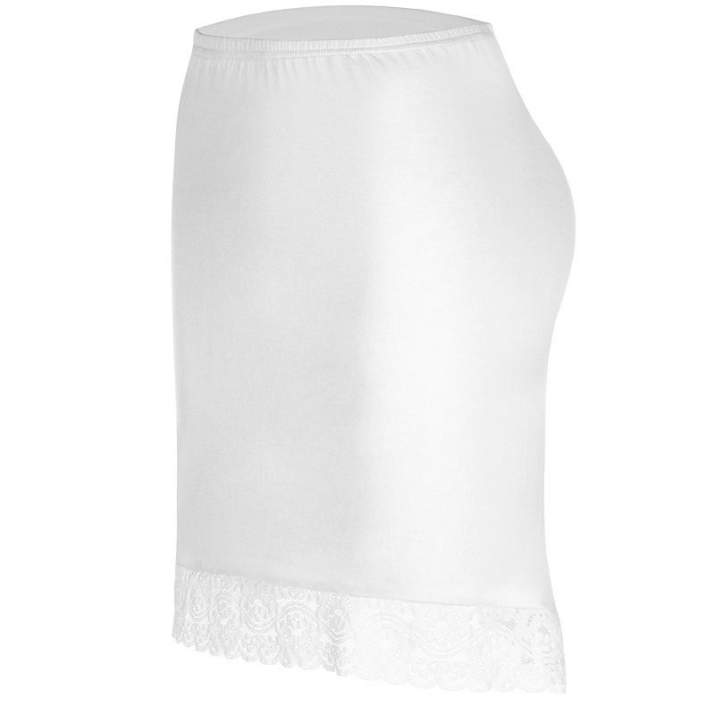 New Anti-see-through Anti-exposure Anti-exposure Inner Dress, A-line Skirt, Summer Lace Slit Base Short Skirt_ecoleips.com