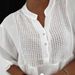 Women's Clothing Fashion Hollow Stitching Lace Loose Shirt_ecoleips.com