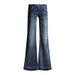 Wholesale Manual: Vintage Atmosphere, Beautiful Silhouette, Charming Ultra-Low Waist American Flared Pants_ecoleips.com