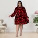 Women's Clothing Plus Size Women's Long Sleeved Dress Style Full Skirt Autumn Long Sleeve For Formal & Casual For Women_ecoleips.com