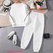 Women's Heart Print Casual Sports Sweatshirt Set European American Style Fashion Print_ecoleips.com