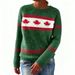 Women's Basic Knit Sweater - Round Neck Casual Pullover (S-XXXXL, Acrylic Blend, All-Season Versatile Top)_ecoleips.com
