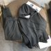 Women's Clothing Autumn And Winter Thickened Velvet Hooded Sweatshirt Suit Letter Sports Leisure Fashion Western Style Two Piece Suit_ecoleips.com