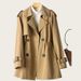Women's Trench Coat – Slim-Fit Mid-Length Double-Breasted Jacket, Elegant & Versatile For Petite To Plus Size_ecoleips.com