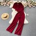 Women’s Clothing Style Fashion Suit For Women Summer Camisole Short V Neck Shirt Jacket High Waist Wide Leg Trousers Three Piece Set_ecoleips.com