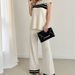 Summer Women's Clothing Set Short Sleeved T-Shirt And Wide Leg Pants Two Piece American Style Design Hot Selling_ecoleips.com
