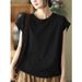 A Versatile Summer Women's Garment With A Casual Style: A Sleeveless Vest Top Featuring A Stylish Design And Side Panels_ecoleips.com