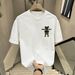 Women's Casual Loose Large Size High-quality Round Neck Pullover Short-sleeved T-shirt_ecoleips.com