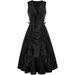 Women's Renaissance Multi-layered Large High-waisted Vintage Dress_ecoleips.com
