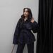 Women's Elegant Denim Pant Set With Collared Belt Long Sleeved Top And Pants Trendy Spring Summer_ecoleips.com