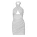 European And American Cross-border Women's Clothing 2025 New Summer Fashion Sexy Backless Halter Neck Hollowed-out_ecoleips.com