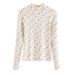 2025 #Selection Of High-Quality Products # Women's Floral 2025 Autumn Winter New Long Sleeved Top With A High Collar Base_ecoleips.com