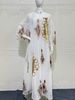 Elegant Muslim Abaya Dress – Embroidered Sequin Maxi Gown For Women, Modest Long-Sleeve Dubai Style Islamic Wear_ecoleips.com