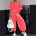 Women's Clothing Autumn_Zipper Hooded Drawstring Cotton And Linen Long Sleeved Top Loose Casual Suit_ecoleips.com