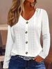 Women's Top, Cardigans,White, Comfortable Fit, Soft Material, Casual Wear_ecoleips.com