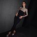 Women's Clothing BlingBling Net Diamond Stitching Hip Hugging Black Dress Socialite Luxury Banquet Party Bandage Dress_ecoleips.com
