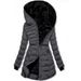 Women's Clothing Women's Hooded Long Sleeved Warm Plus Velvet Cotton Winter Mid Length Zipper Jacket_ecoleips.com