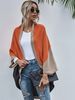 Aria Basics Aria Basics European American Foreign Trade Shawl 2025 Cross-border Autumn And Winter New Color-blocked Knitted Cardigan_ecoleips.com