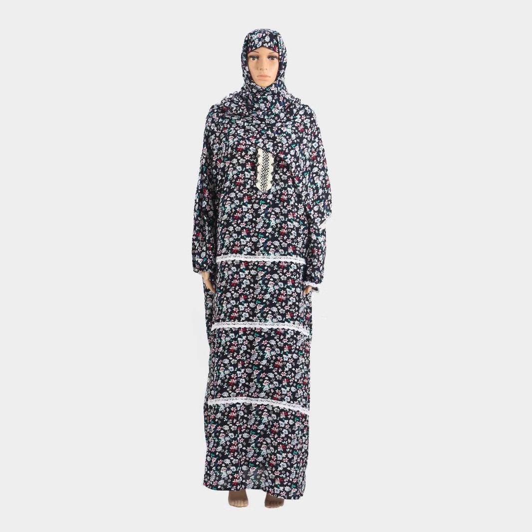 Muslim Abaya For Women 2025 New Hooded Lace Long Fashionable Elegant Dress_ecoleips.com