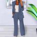 2024 Cross-Border Spring Autumn New European And American Fashion Solid Color Slim Cardigan Elegant Blazer Women's Suit_ecoleips.com