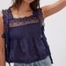 Aria Basics Aria Basics European And American Internet Celebrity Lace-up Sweet Lace Trim Blouse, Square-neck Tank Top, Short Camisole Top 4074_ecoleips.com
