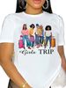 European And American Cross-border Foreign Trade Women's Clothing, African Fashion Girls' Round-neck Printed_ecoleips.com