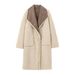 New Women's Clothing, Long Coat On Both Sides, Cardigan Coat_ecoleips.com