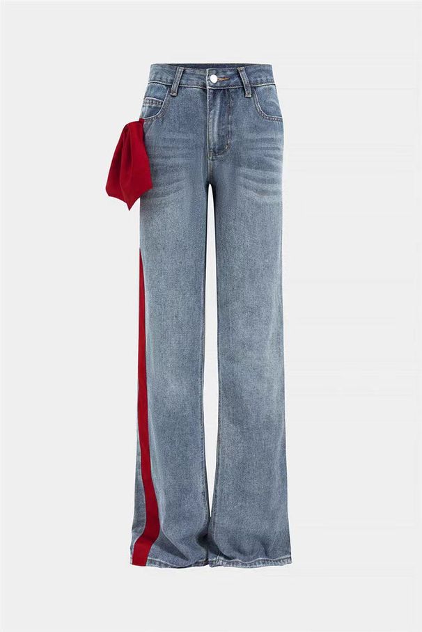 K Women's New Fashion Style Versatile Slim Fit Casual Jeans Pants_ecoleips.com