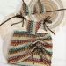 Women's Clothing Wave Pattern Knitted Three Piece Bikini Set Halter Neck Swimsuit For Women Beach Vacation Casual Style_ecoleips.com