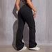 Women's Clothing New Denim Non Elastic Hip Hop Detachable Multi Button Stitching Straight_ecoleips.com