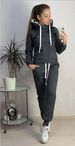 2021 European And American Women's Autumn/Winter Hot-Selling New Fleece Fashion Casual Sports Suit Sweatshirt_ecoleips.com